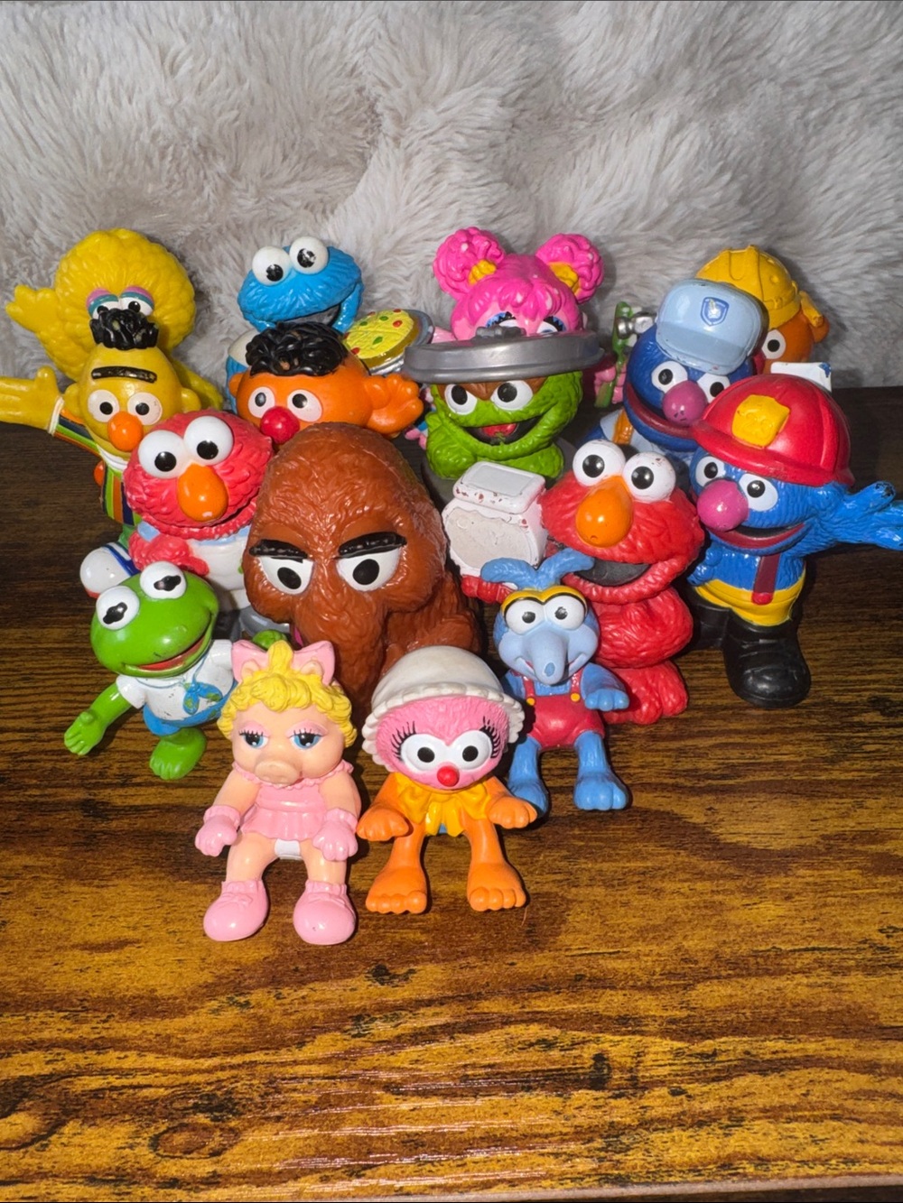 Sesame Street Figurines And Baby Muppet Figures
